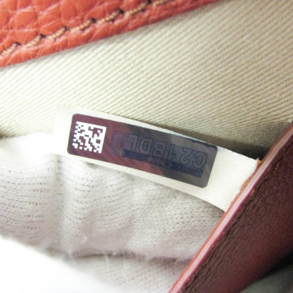 Chloé ABY S20B71P Women's Leather Shoulder Bag Red Brown - Picture 13 of 13